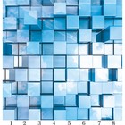 Панель потолочная PANDA Куб панно 4174 (упаковка 8 шт.), 3х2 м - фото 299696735