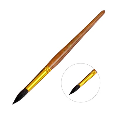 Кисть для рисования, белка, № 8, «Гамма», круглая