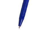 Ручка шариковая автоматическая "Лого. Аскет" 0.5 мм, стержень синий, синий корпус - Фото 2