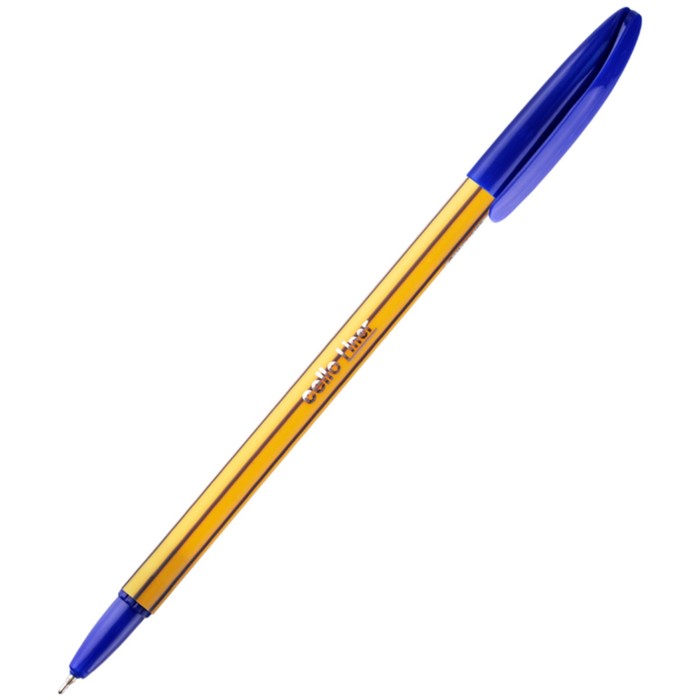 Ручка шариковая Cello Liner, узел 0.7 мм, ультратонкое письмо, чернила синие - Фото 1