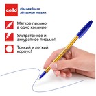 Ручка шариковая Cello Liner, узел 0.7 мм, ультратонкое письмо, чернила синие - Фото 2