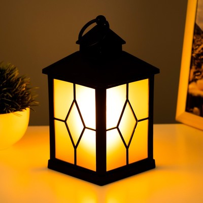 Ночник 48125 LED батарейки 3хААА черный 10х10х24 см