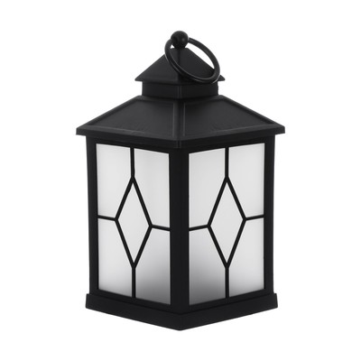 Ночник 48125 LED батарейки 3хААА черный 10х10х24 см