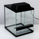 Террариум с раздвижными дверцами 30 л, черный 30×30×35 см - Фото 2