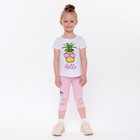 Леггинсы для девочки, цвет розовый, рост 86 см (52) - Фото 4