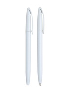 Ручка под логотип Calligrata, шариковая, поворотная, синий стержень, узел 0.7 мм, корпус белый - Фото 1