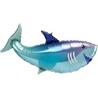 Шар фольгированный 38" «Акула», фигура - фото 10311372