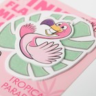 Двухслойные стикеры "Фламинго", 40 листов - Фото 4