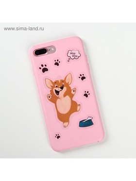 Наклейки на телефон «Корги» 8?14 см (комплект 5 шт)