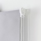 Штора рулонная «Механика», 90×180 см (с учётом креплений 3.5 см), серая - Фото 3