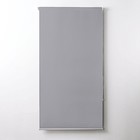 Штора рулонная «Механика», 100×180 см (с учётом креплений 3,5 см), цвет серый - фото 3702584