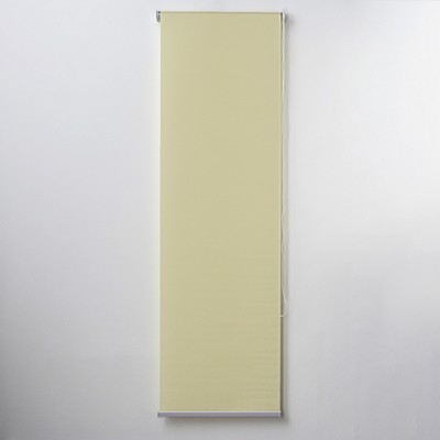 Штора рулонная «Механика», 60×200 см (с учётом креплений 3.5 см), бежевая