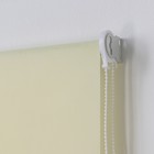 Штора рулонная «Механика», 90×180 см (с учётом креплений 3.5 см), бежевая - Фото 3