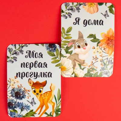 Карточки для фотосессии, 18 штук, Дисней