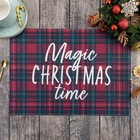 Новогодняя салфетка на стол Magic Christmas, 40х29 см - Фото 1