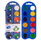 Акварель медовая «ЗХК. Я - Художник!», 12 цветов, в пластиковом пенале, без кисти - Фото 1