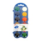 Акварель медовая «ЗХК. Я - Художник!», 12 цветов, в пластиковом пенале, без кисти - Фото 6