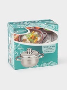 Кастрюля Катунь «Гретта», 1 л, d=14 см, капсульное дно, индукция, нержавеющая сталь, AISI - 201 - Фото 7