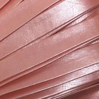 Шнур декоративный, кожзам, 10 мм, цвет розовый - фото 294927366