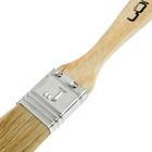 УЦЕНКА Кисть плоская ЛОМ, натуральная щетина, деревянная рукоятка, 1", 25 мм - Фото 4