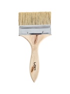 УЦЕНКА Кисть плоская ЛОМ, натуральная щетина, деревянная рукоятка, 4", 100 мм - Фото 2