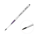 Кисть Соболь Круглая № 3, d-3.0 мм, L-13 мм, в металлическом футляре (карманная) - Фото 1