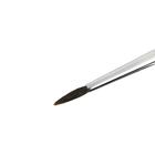 Кисть Соболь Круглая № 3, d-3.0 мм, L-13 мм, в металлическом футляре (карманная) - Фото 2