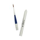 Кисть Синтетика "Имитация Колонок" Круглая № 2, d-2.0 мм, L-12 мм, в металлическом футляре (карманная) - Фото 3