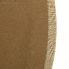 Холст круглый на оргалите 4мм, d-35 хлопок 100% акриловый грунт м/з 250г/м² - фото 24547625