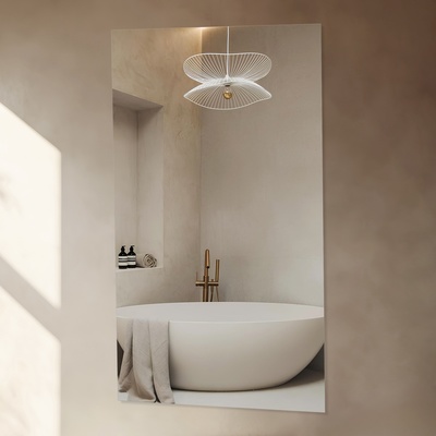 Зеркало настенное для ванной «Прямоугольник», без рамы, 60×100 см