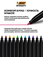 Цветные фломастеры 12 цветов, для подростков и взрослых, тонкое письмо, BIC Color Up - Фото 3