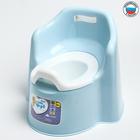 Горшок детский Little King, съёмная чаша, голубой - Фото 5