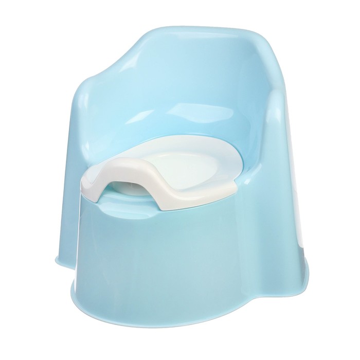 Горшок детский Little King, съёмная чаша, голубой - Фото 1