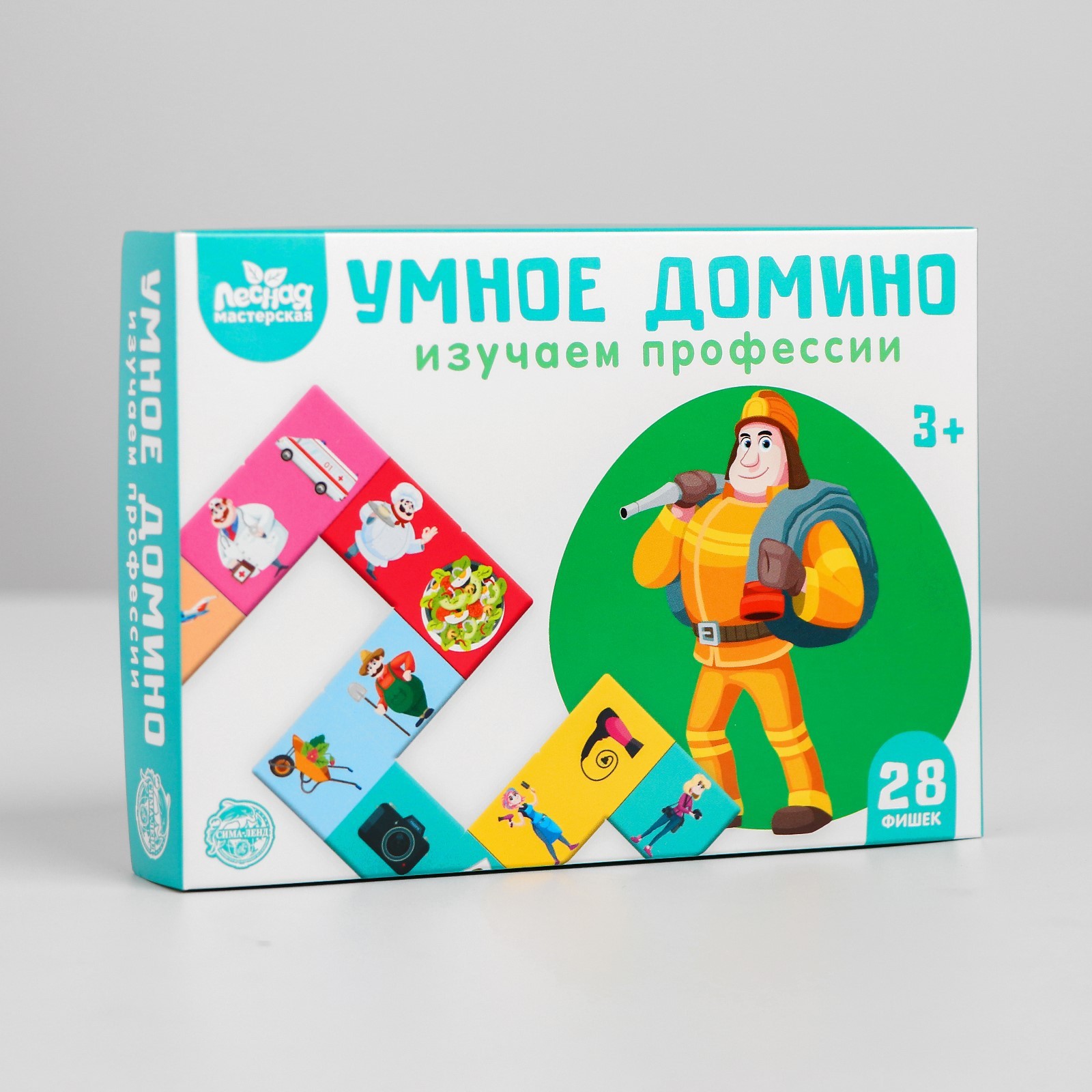 Умное домино. Изучаем профессии, 28 фишек (4276144) - Купить по цене от  214.00 руб. | Интернет магазин SIMA-LAND.RU