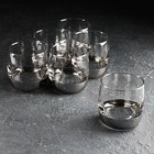 Набор стаканов для виски «Поло», 310 мл, 6 шт, цвет напыления серебряный - Фото 1