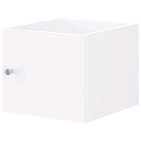 Элемент встраиваемый с 1 дверью для стеллажа Polini Home Smart, цвет белый