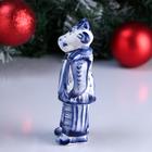 Сувенир "Бычок в куртке" "Всех благ!" 14х4х4см, гжель - Фото 2