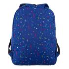 Рюкзак_ молодежный deVENTE Neon 40*30*14 дев Text, син/салат 7032093 - Фото 5