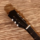 УЦЕНКА Гитара сувенирная "Gibson Es" чёрно-жёлтая, на подставке 24х8х2 см - Фото 7