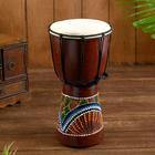 УЦЕНКА Сувенирный музыкальный инструмент «Барабан Джембе», 16×16×29.5 см - Фото 3