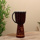 УЦЕНКА Сувенирный музыкальный инструмент барабан джембе "Светлый" 40х18х18 см МИКС 5076780