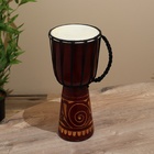 УЦЕНКА Сувенирный музыкальный инструмент барабан джембе "Светлый" 40х18х18 см МИКС 5076780