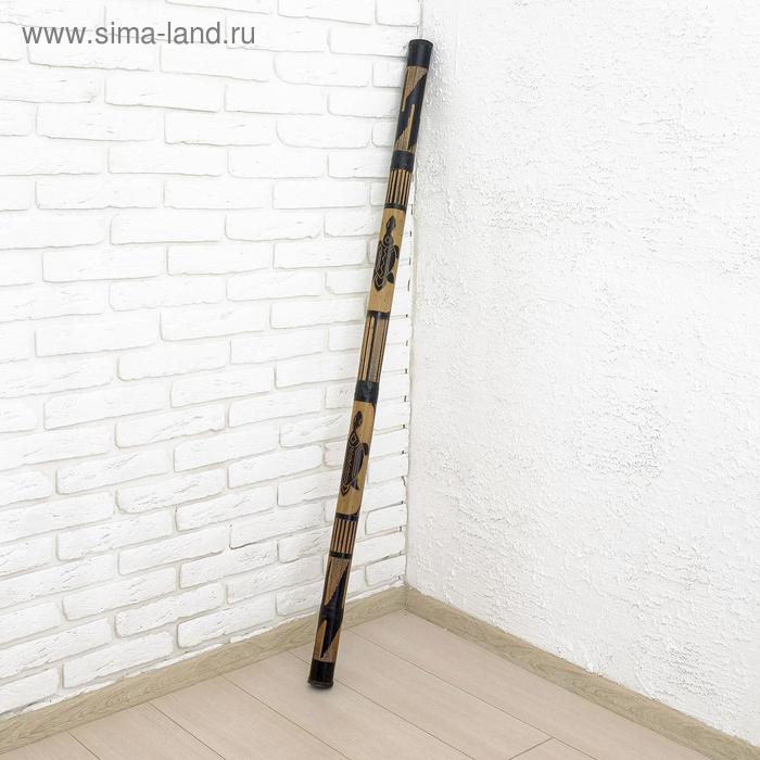 УЦЕНКА Сувенирный музыкальный инструмент «Посох дождя», 150×5.5×5.5 см, бамбук, МИКС - Фото 1