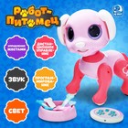Робот собака радиоуправляемый «Питомец» WOOW TOYS, на пульте управления, интерактивный: звук, свет, танцующий, на аккумуляторе, розовый - Фото 1