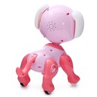 Робот собака «Питомец» WOOW TOYS, на пульте управления, интерактивный: звук, свет, танцующий, на аккумуляторе, розовый - фото 6303028
