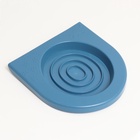 Туалет для приучения кошек к унитазу 39,2 х 38,7 х 3 см, синий - Фото 4