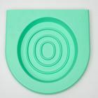 Туалет для приучения кошек к унитазу 39,2 х 38,7 х 3 см, светло зеленый - Фото 1