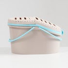 Переноска "Мур-мяу" для животных 45 x 37,5 x 41 см, св-бежевый - фото 23140018