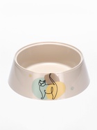 Миска «Мур-мяу» для кошек 0.3 л, 14.5×14.5×4 см, светло-бежевый - Фото 2