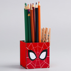 Органайзер для канцелярии Spider-man, Человек-паук, 65 х 70 х 65 мм - Фото 2